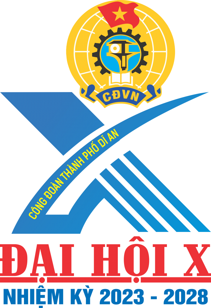 Logo Đại Hội Công Đoàn Thành Phố Dĩ An, Bình Dương
